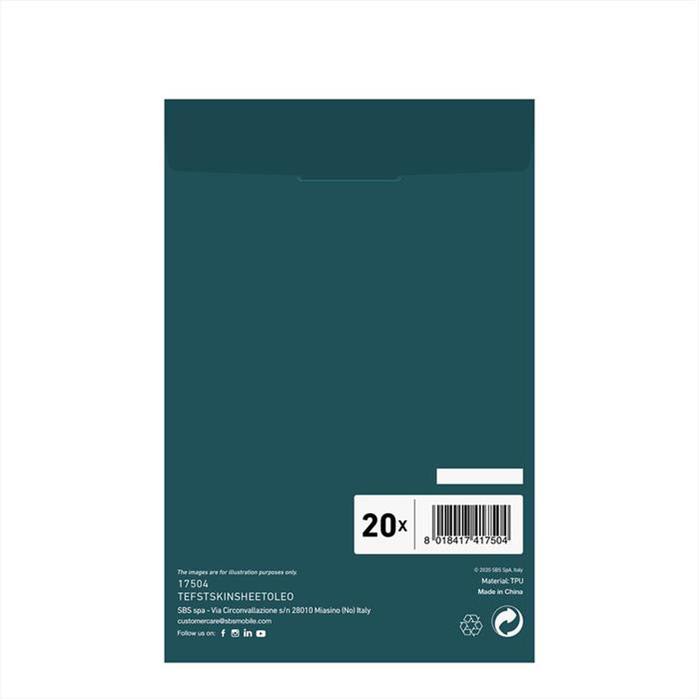 Immagine del prodotto SBS - Pellicola Super Smooth TEFSTSKINSHEETOLEO-Trasparente