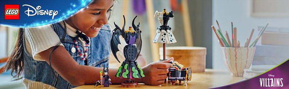 Immagine del prodotto LEGO - DISNEY CLASSIC Abiti di Malefica e Crudelia 43262