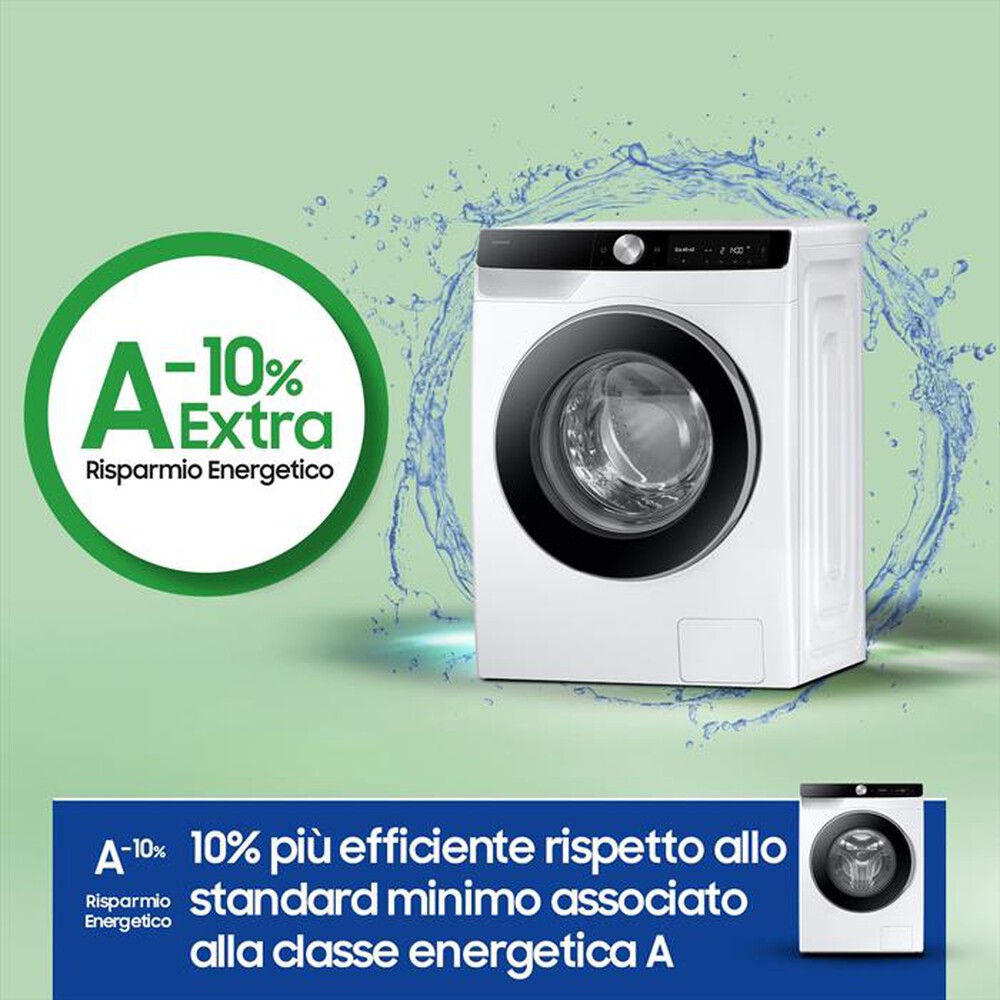"SAMSUNG - Lavatrice WW90DG6U85LKU3 9 Kg Classe A-bianco"