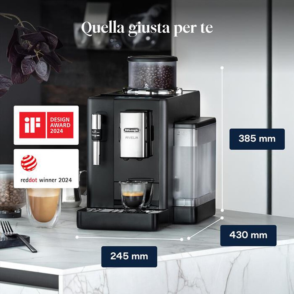 Immagine del prodotto DE LONGHI - Macchina da caff&eacute; Rivelia EXAM440.35.B-Nero (onyx black)