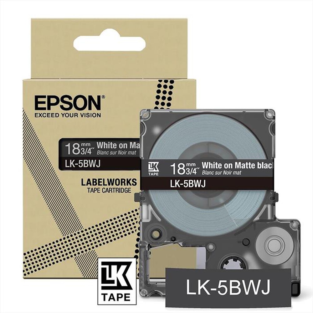 "EPSON - NASTRO LABEL WORKS SISTEMI PER ETICHETTE-BLACK/WHITE"