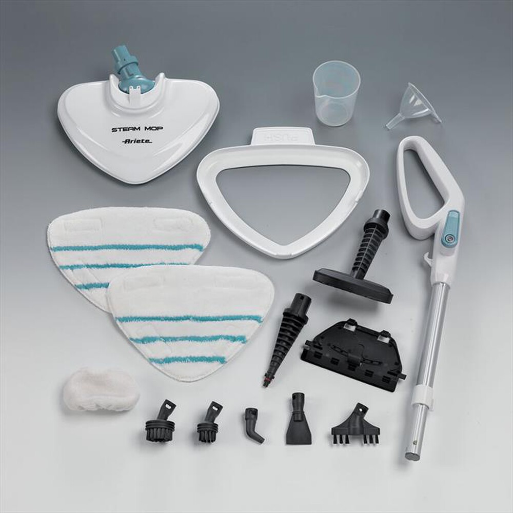 "ARIETE - Steam Mop 10 in 1 / 4164-Blu, Bianco"