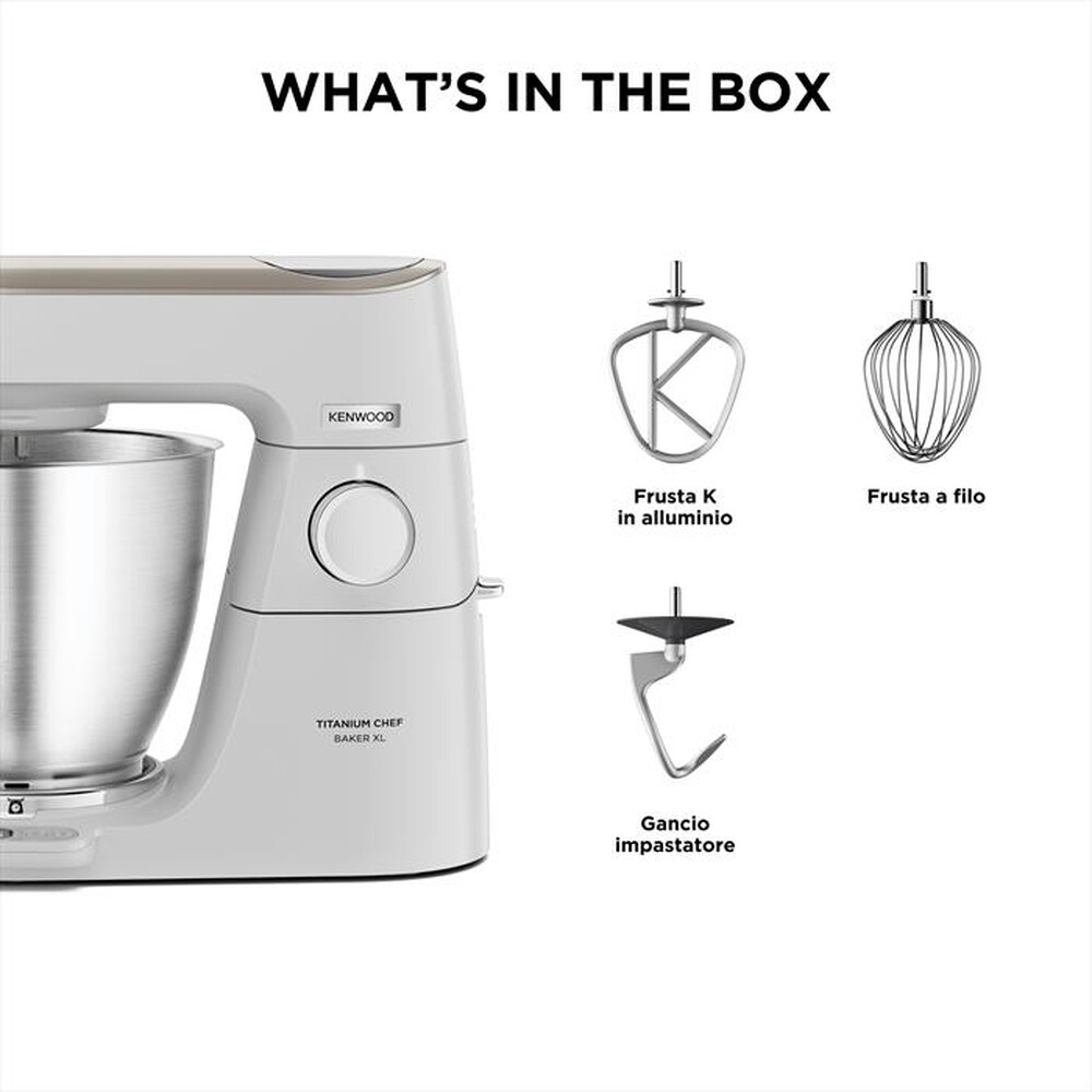 Immagine del prodotto KENWOOD. - Planetaria Titanium Chef Baker XL KVL65.001WH-Bianco