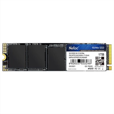 NETAC - SSD M.2 2280 NVME NV2000 1TB-NERO