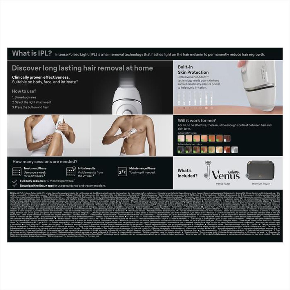 Immagine del prodotto BRAUN - Epilatore a luce pulsata IPL PL5234 BOX EURO-BIANCO