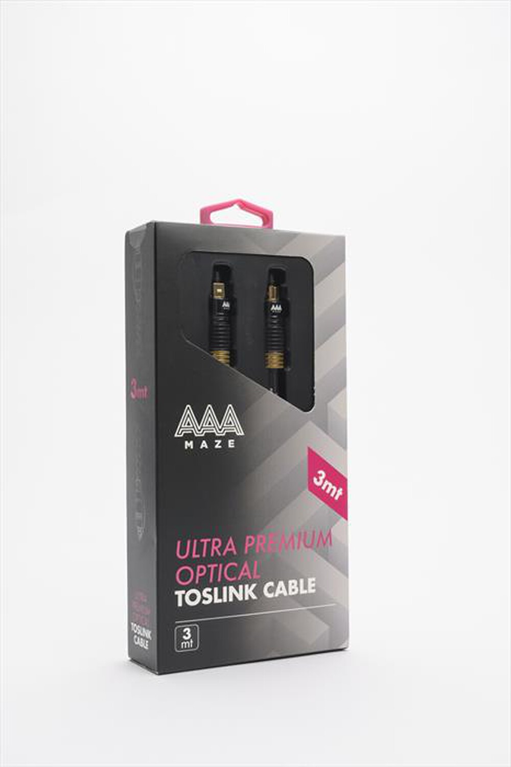 "AAAMAZE - CAVO OTTICO ULTRA PREMIUM TOSLINK 3 METRI"