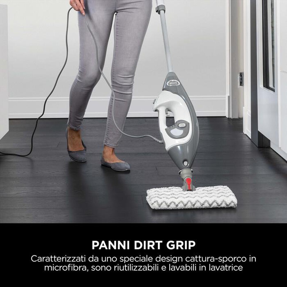 Immagine del prodotto SHARK - Scopa a vapore 2 in 1&nbsp;&nbsp;KLIK 'N' FLIP S6005EU-Bianco