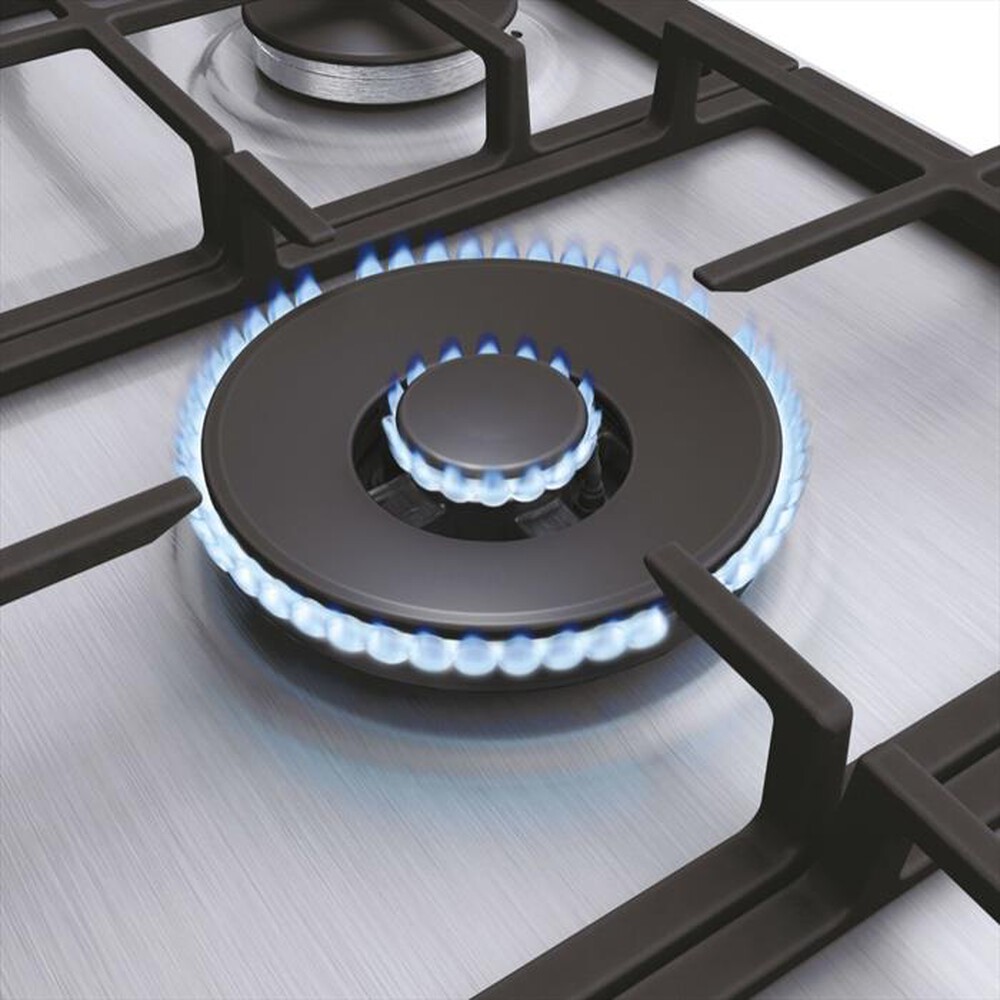 "HAIER - Piano cottura a gas HAHG7W5XH 74,5 cm-Acciaio inossidabile"