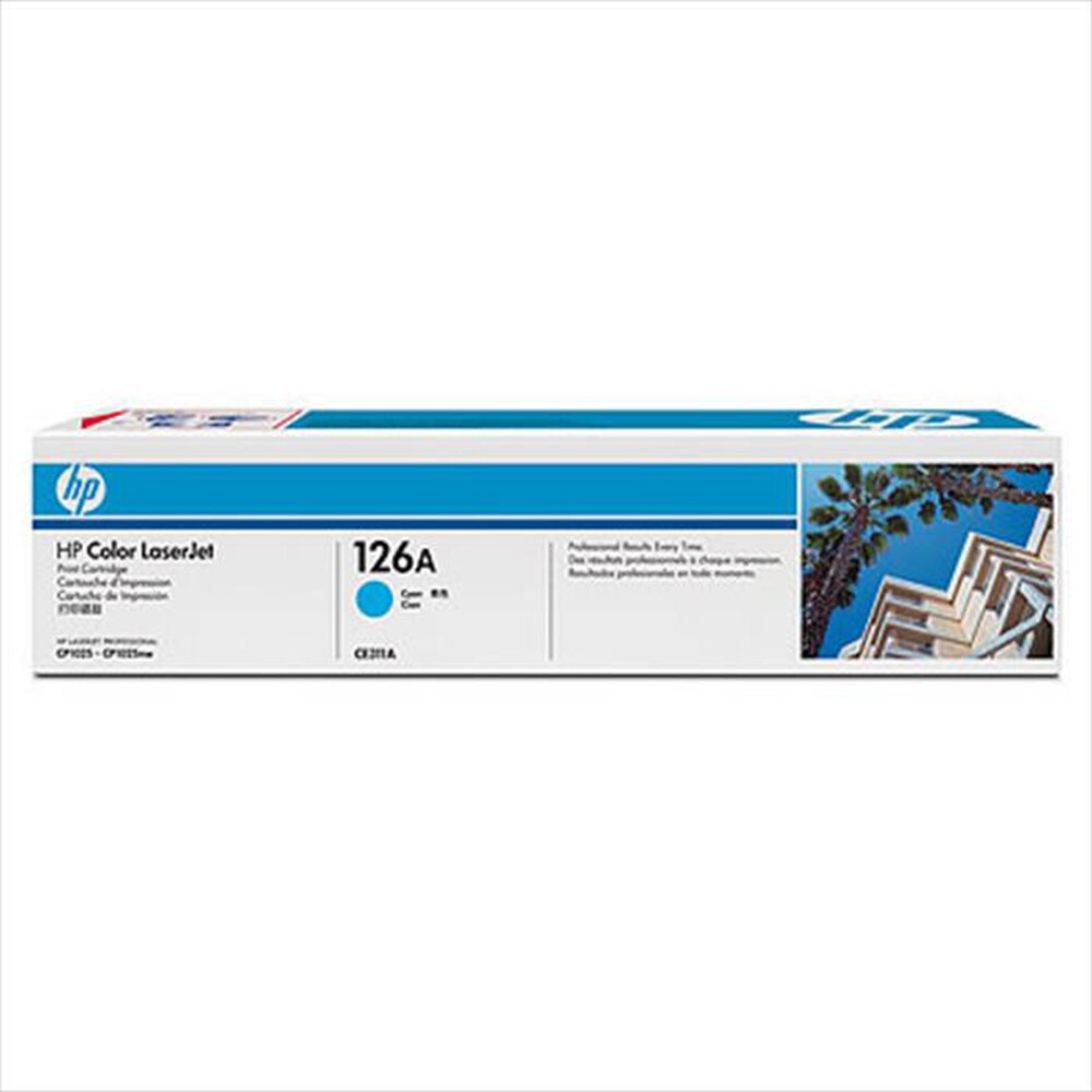 "HP - Cartuccia di stampa HP 126A LaserJet, ciano-Ciano"