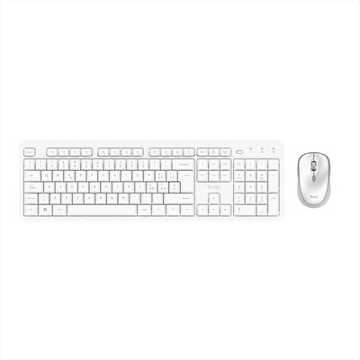 TRUST - ODY II WL KEYBOARD & MOUSE-White