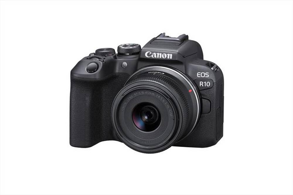"CANON - Fotocamera EOS R10 + RF-S 18-45MM F4.5-6.3 IS STM-Black"