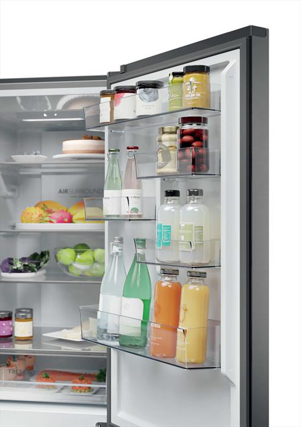 Immagine del prodotto HAIER - Frigorifero combinato HDPR1618ANPD Classe A 355lt-Acciaio inox