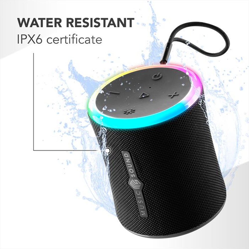 Immagine del prodotto MUSIC SOUND - Speaker bluetooth AURA 10 RGB-Nero