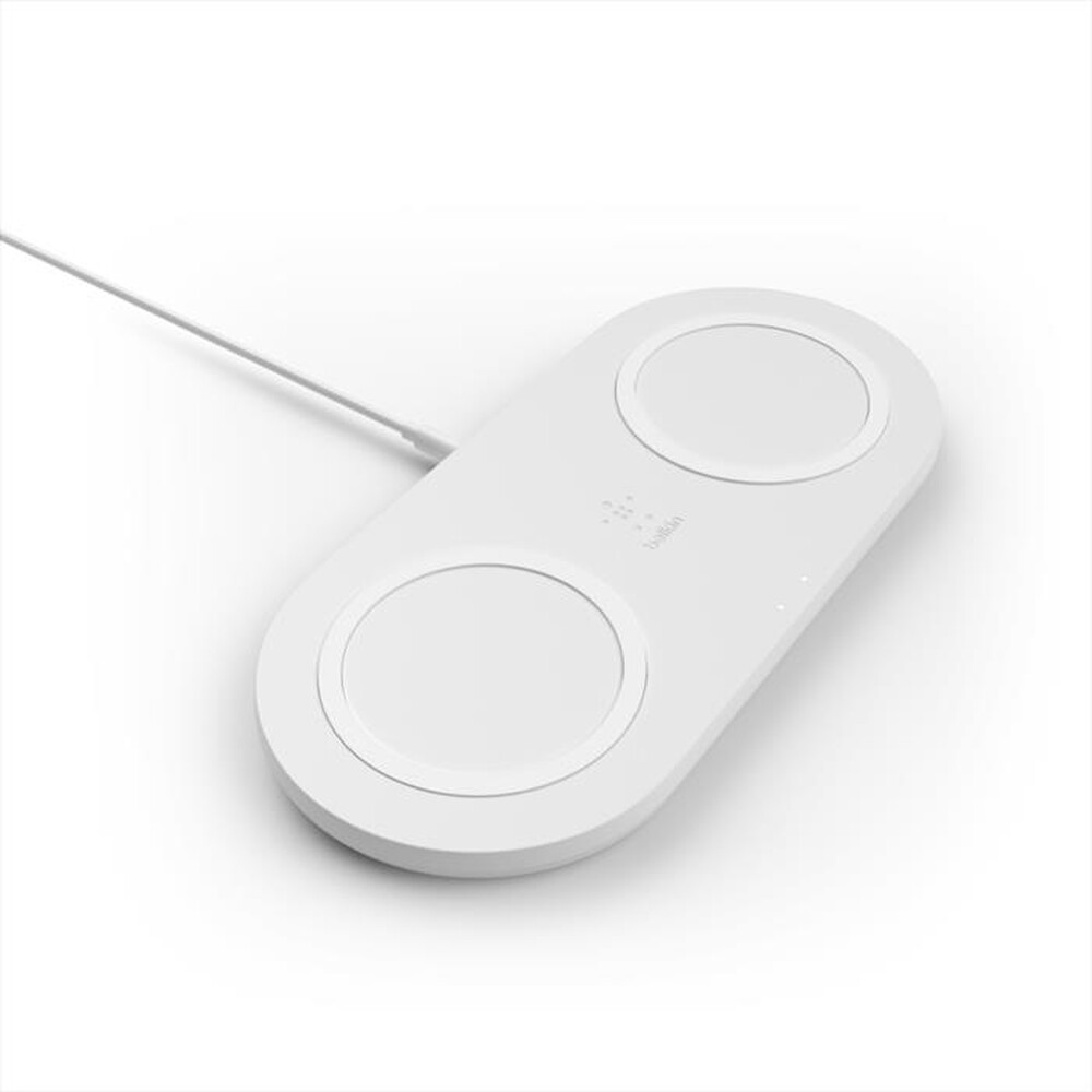 "BELKIN - TAPPETINO DI RICARICA WIRELESS DOPPIO 2 X 10W - BI-Bianco"