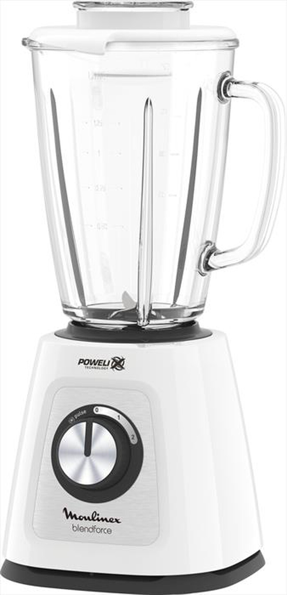 "MOULINEX - LM4351 BlendForce 2, Frullatore-Bianco"