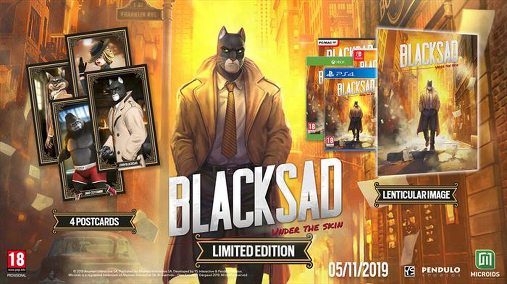 "MICROIDS - BLACKSAD - UNDER THE SKIN SWITCH"