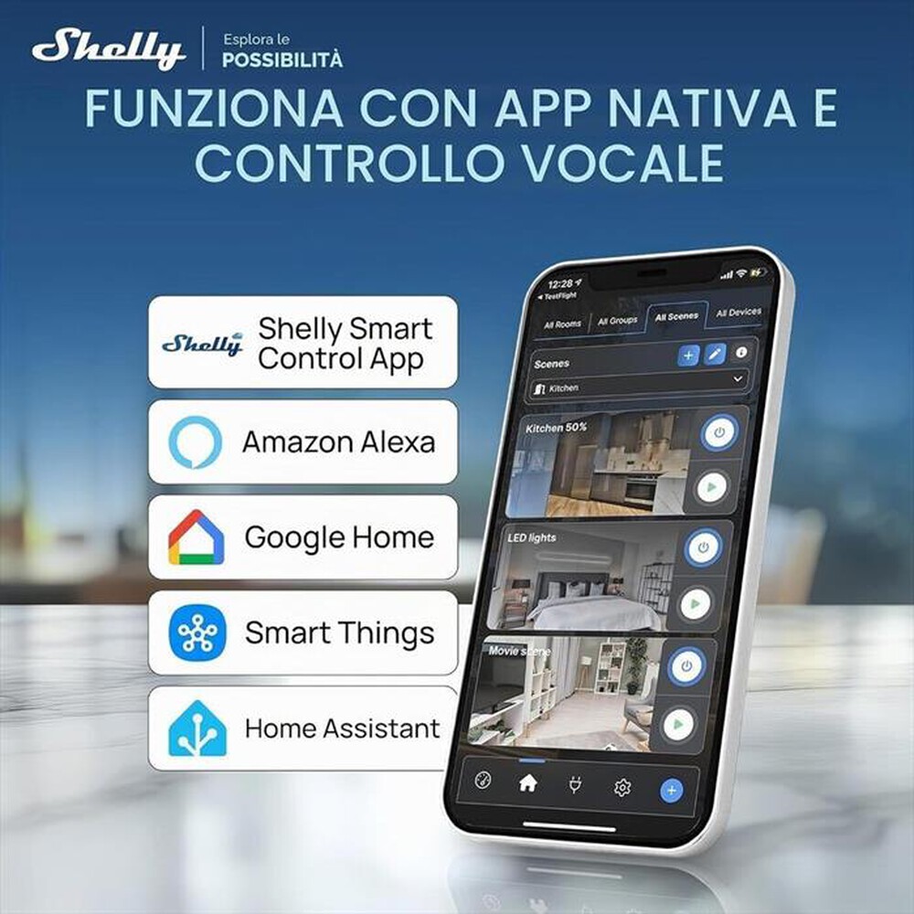 Immagine del prodotto SHELLY - Lampadina smart E27 DUO BULB E27 GEN-bianco