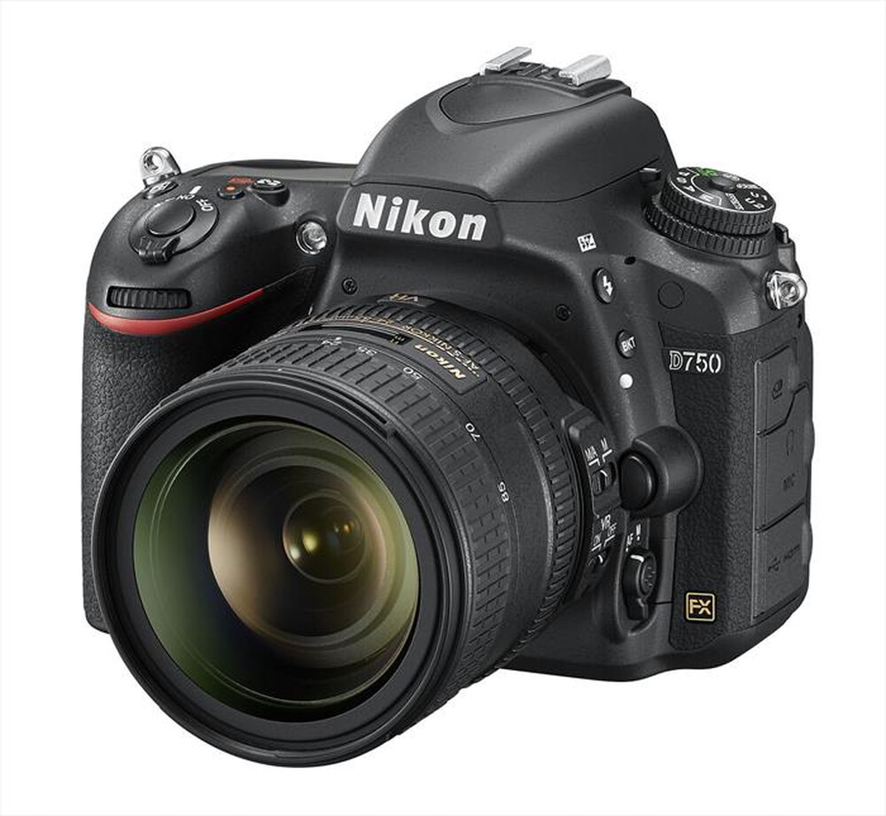 "NIKON - D750 + Nikkor 24-120 f4/G EDVR + Lexar SD 400x 8GB-Black"