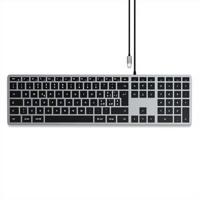 SATECHI - TASTIERA WIRED SLIM W3 USB-C - ITA-space grey