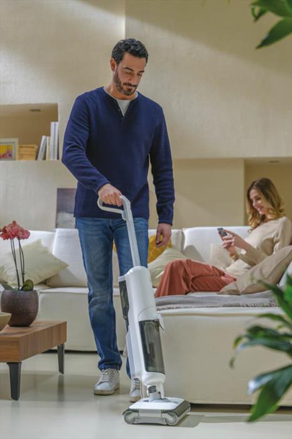 "HOOVER - Lavapavimenti HW500 011-Grigio, Bianco"