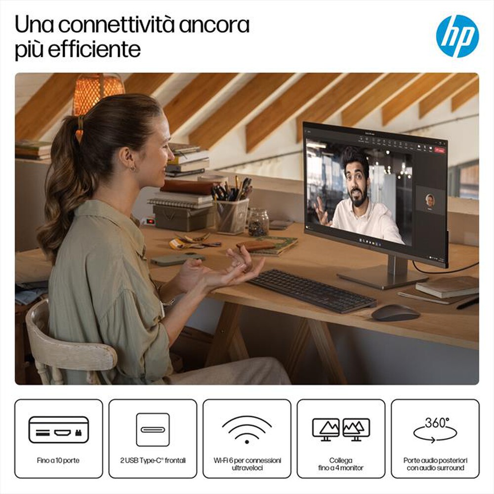 Immagine del prodotto HP - PC Desktop OMNIDESK M02-0044NL-Gray Wood