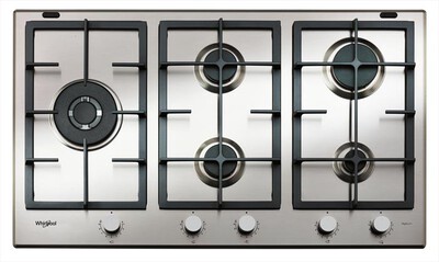 WHIRLPOOL - Piano cottura a gas IXELIUM GMAL 9522/IXL-Acciaio inossidabile