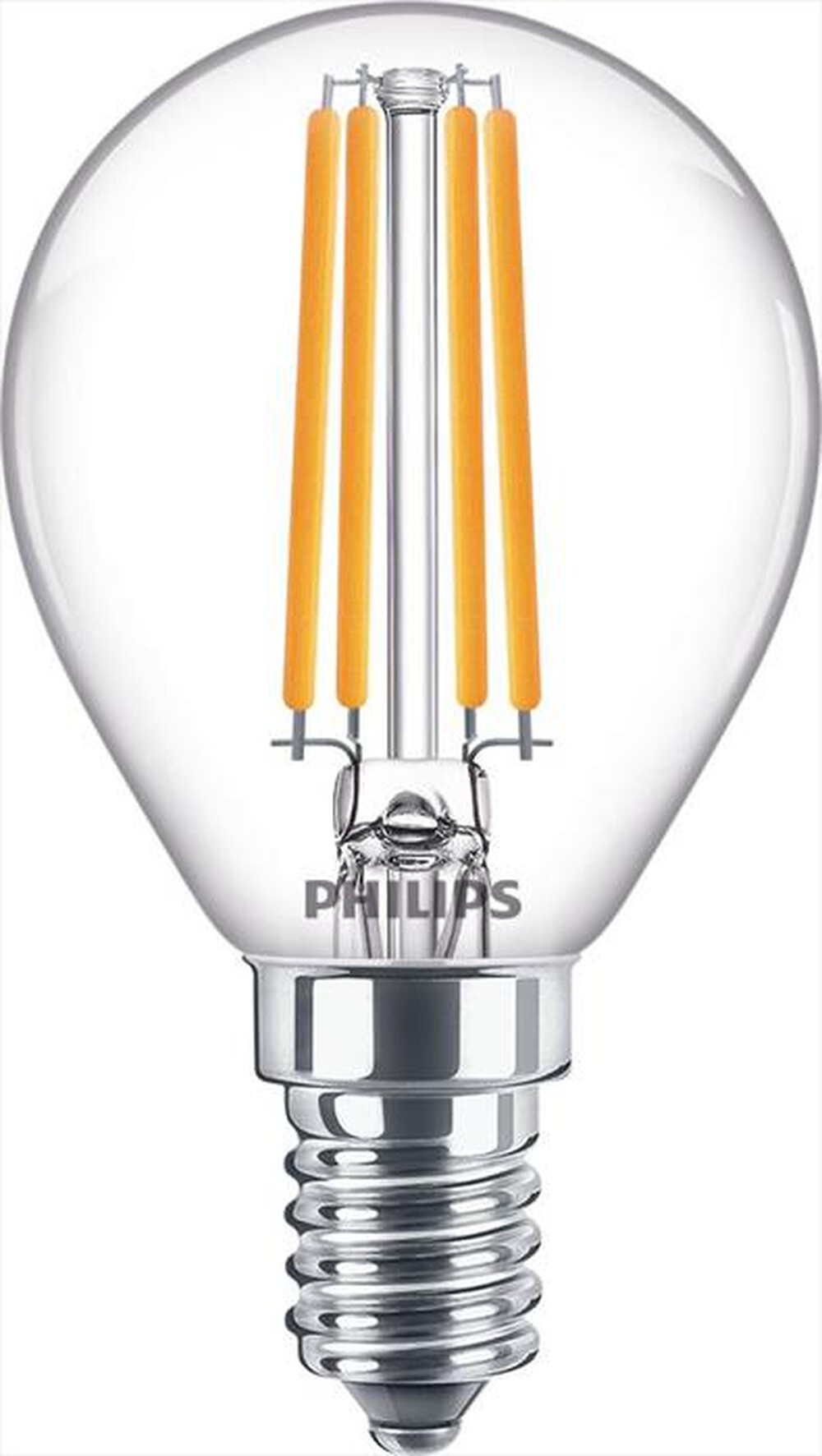 PHILIPS - Lampada a LED SFERA FIL.E14 60W CLD-White