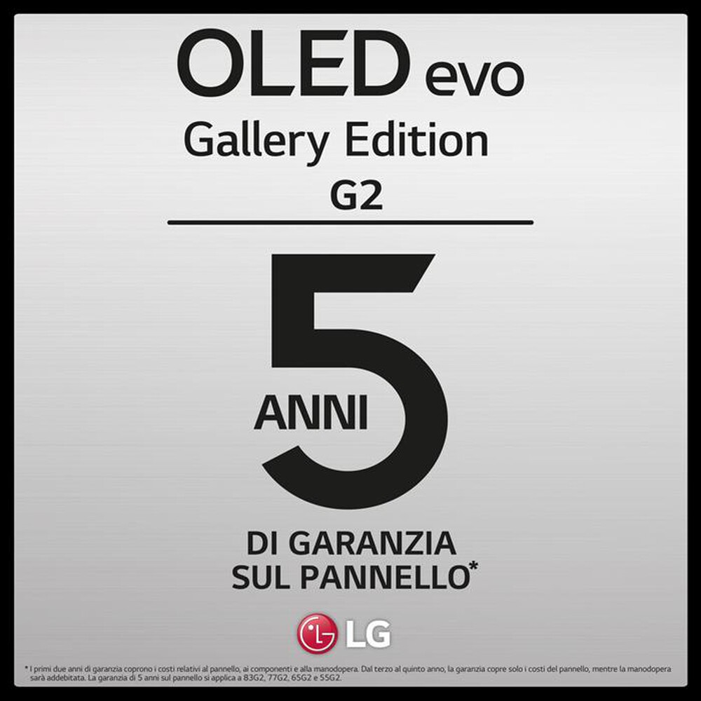 "LG - SMART TV OLED UHD 4K 55\" OLED55G26LA-Argento"