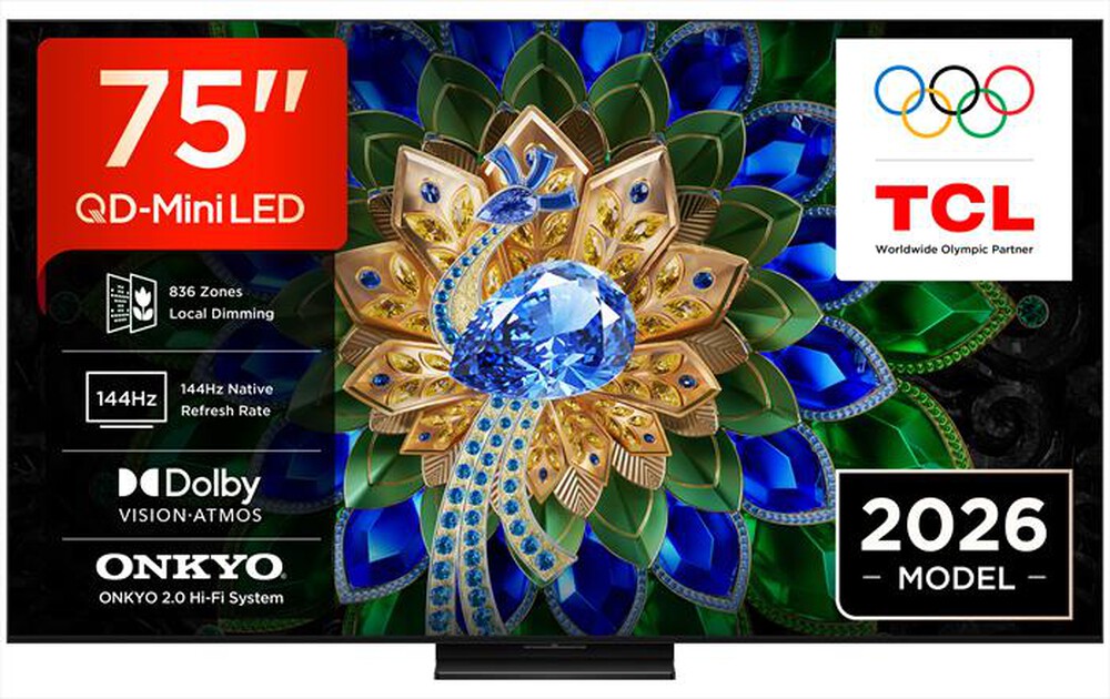 Immagine del prodotto TCL - Smart TV Mini LED 4K 75" 75A400U-Nero