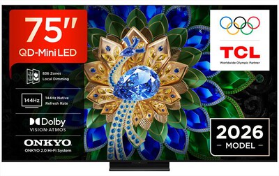 TCL - Smart TV Mini LED 4K 75" 75A400U-Nero