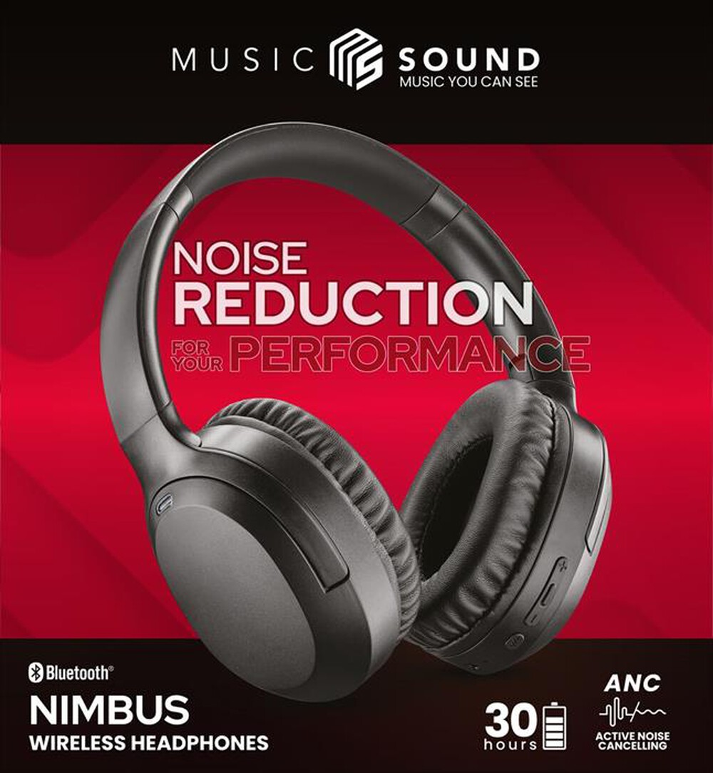 Immagine del prodotto MUSIC SOUND - Cuffie a padiglione chiuso NIMBUS-Black