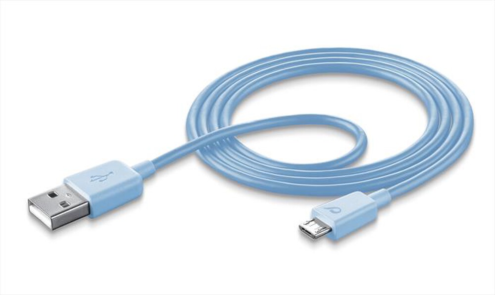 "CELLULARLINE - USB Data Cable - Lightning-Blu"