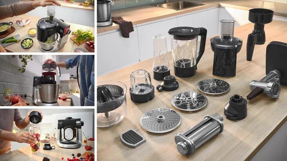 "BOSCH - Kitchen machine MUMS6ZS34-Black,Stainless steel"