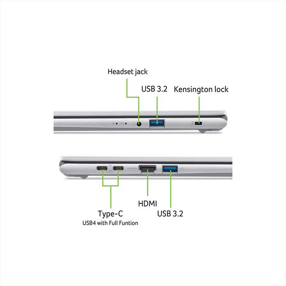 Immagine del prodotto ACER - Notebook ASPIRE GO 15 AG15-72P-753L - 15.6"-Silver