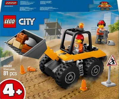 LEGO - CITY GREAT VEHICLES Pala gommata gialla 60450