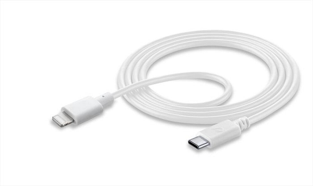 "CELLULARLINE - USBDATAC2LMFI1MW USB Data Cable-USB-C to Lightning-Bianco"