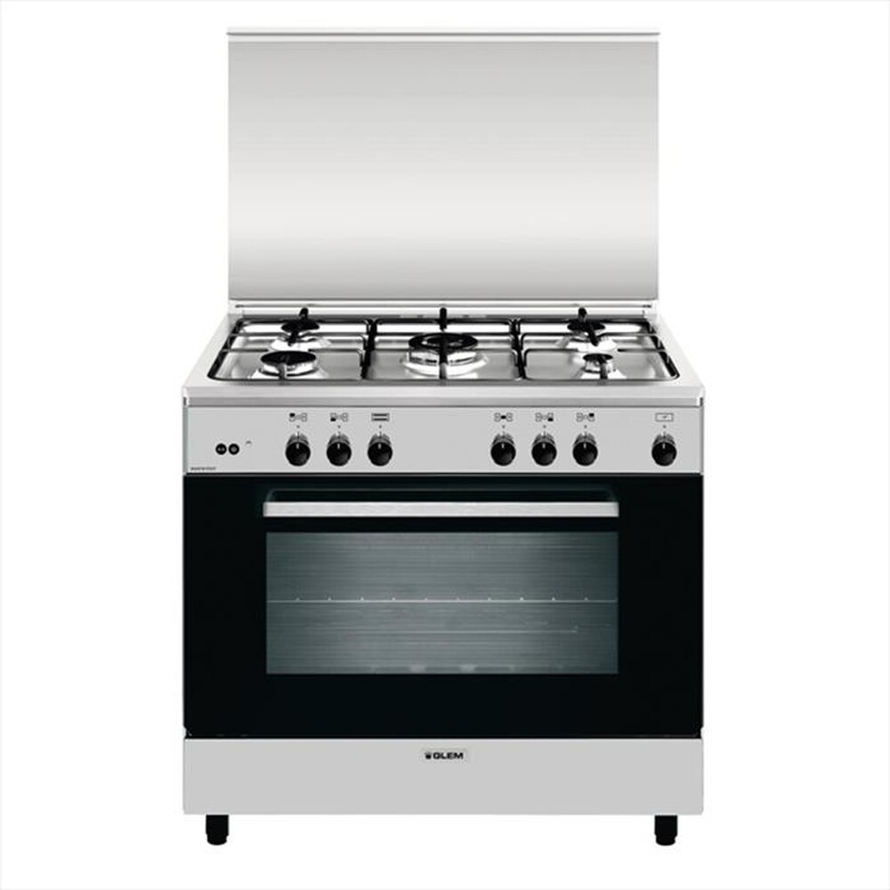 "GLEM GAS - Cucina a gas AN965GI Classe A-inox"