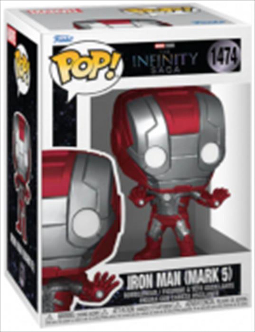 Immagine del prodotto FUNKO - POP Marvel Infinity Saga Iron Man 1474 - FUPC1776-n.d.