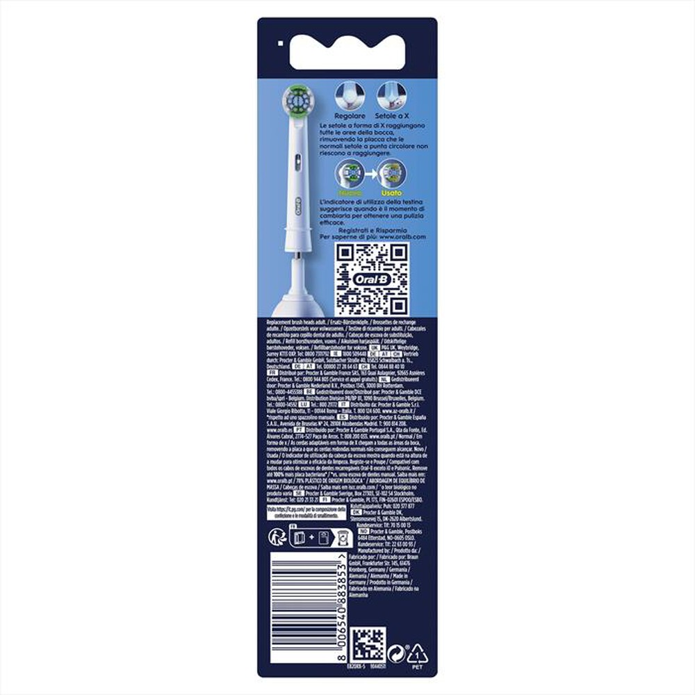 Immagine del prodotto ORAL-B - EB20RX 5 CT PRECISIONCLEAN IT FFS-BIANCO