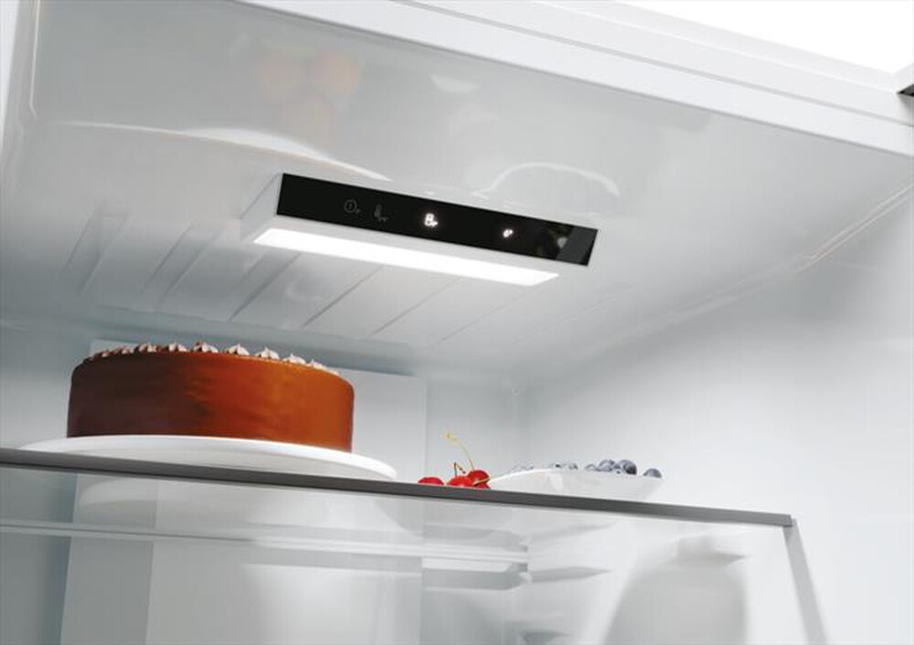 "CANDY - Frigorifero combinato CNCQ2T618EX Classe E 355 lt-Stainless steel"