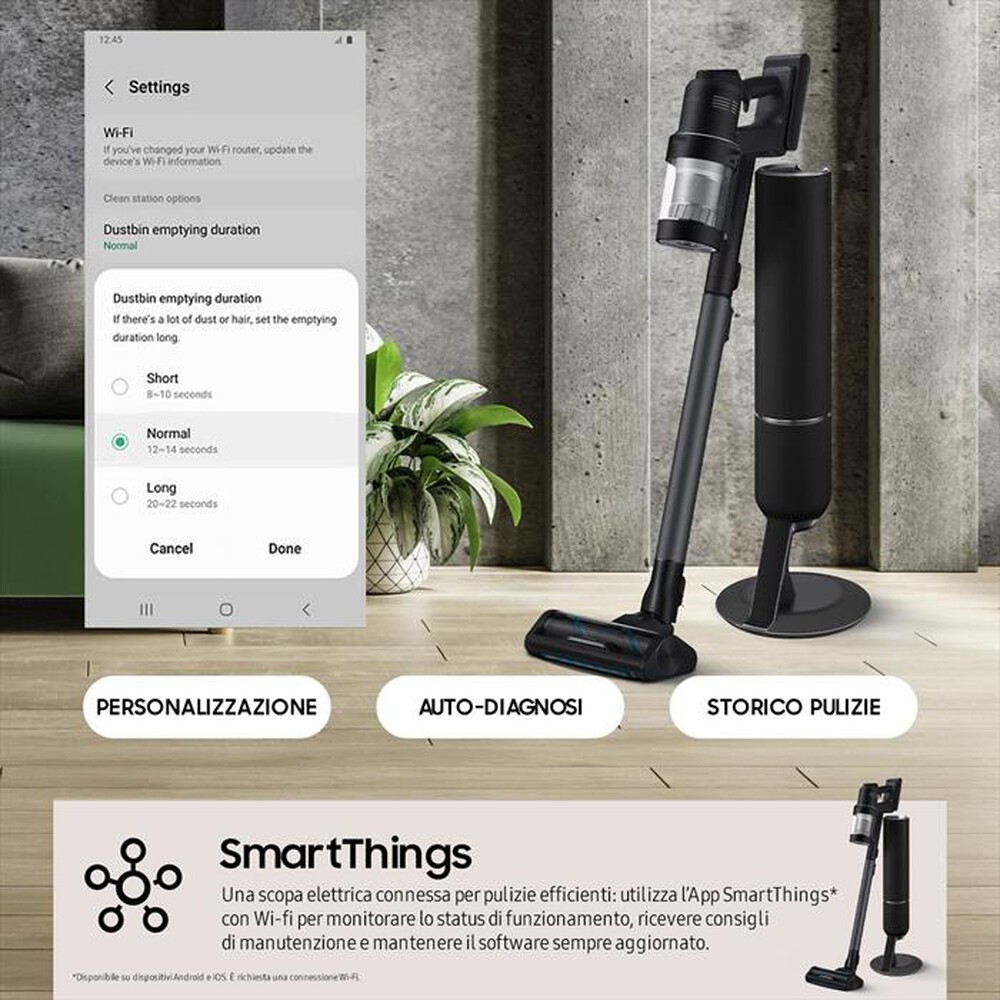 Immagine del prodotto SAMSUNG - Scopa elettrica VS90F40DEK/WA-Satin black