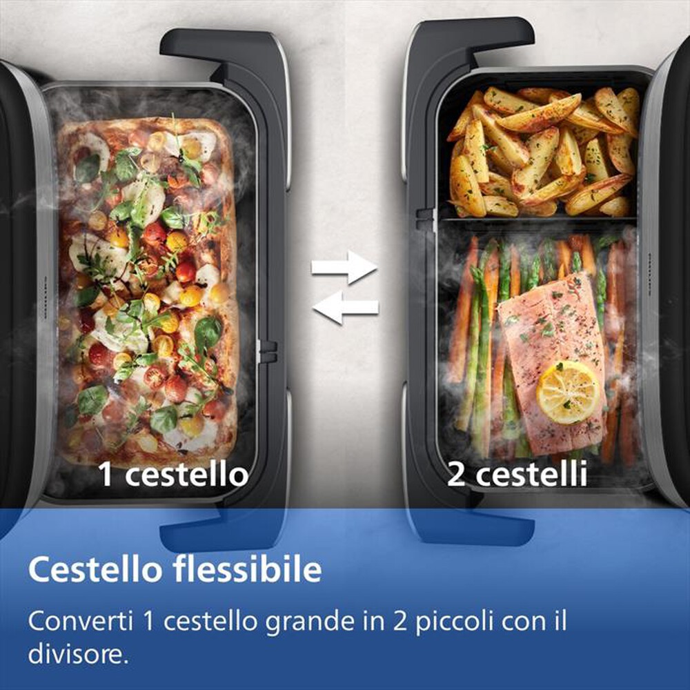 Immagine del prodotto PHILIPS - Friggitrice ad aria AIRFRYER Serie 5000 NA565/02-Inox