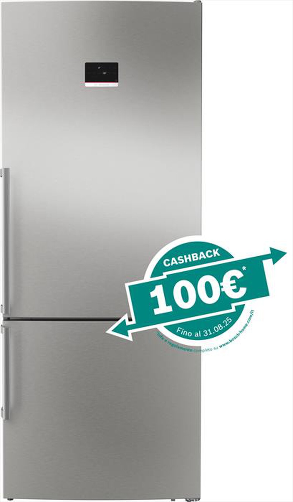 Immagine del prodotto BOSCH - Frigorifero Combinato KGN76XIEP Classe E 186x75 cm-Acciaio anti-impronta