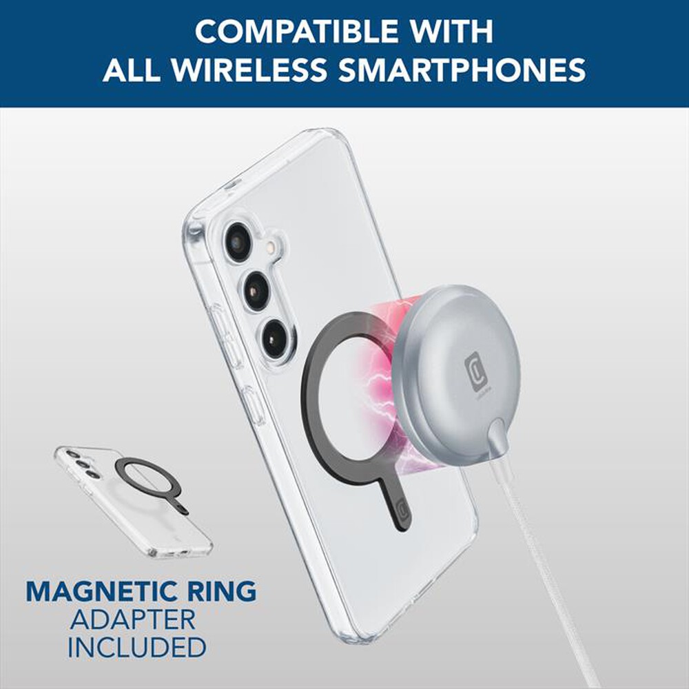 Immagine del prodotto CELLULARLINE - MAG QI2 WIRELESS CHARGING PAD-Bianco