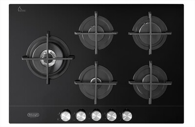DE LONGHI - Piano cottura a gas NSL 575D NCM 5 fuochi 75 cm-nero