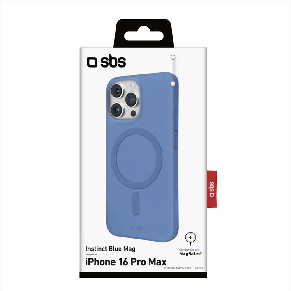 "SBS - Cover Instinct Mag iPhone 16 Pro TEINSTMAGIP1667PB-Blu"