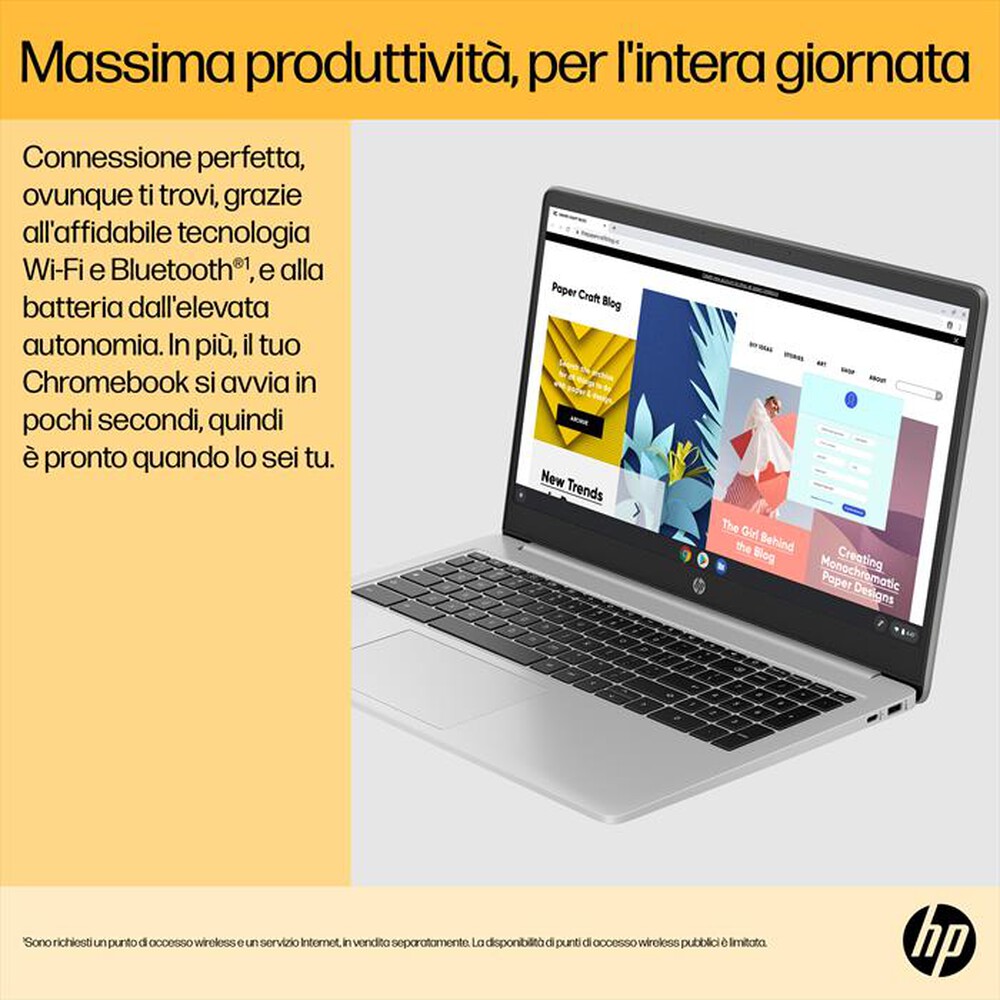 Immagine del prodotto HP - Notebook CHROMEBOOK 15A-NA0001NL-Mineral Silver