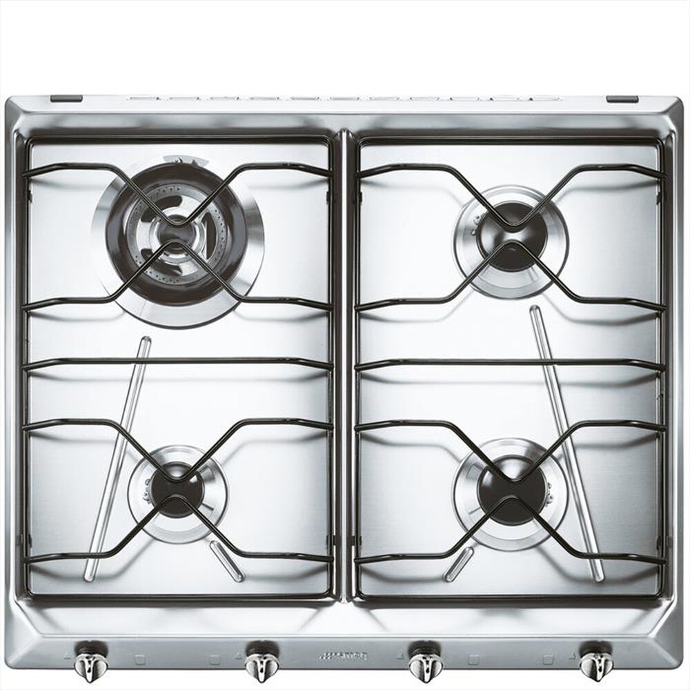 "SMEG - Piano cottura a gas SRV564-3 4 fuochi 59,5cm-Inox"