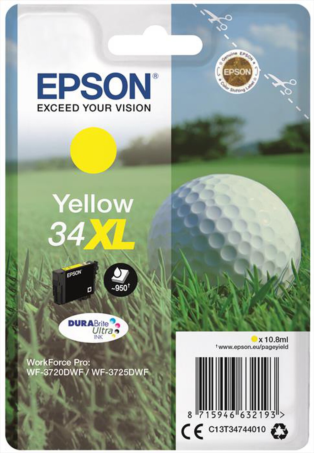 "EPSON - C13T34744020-Giallo XL"