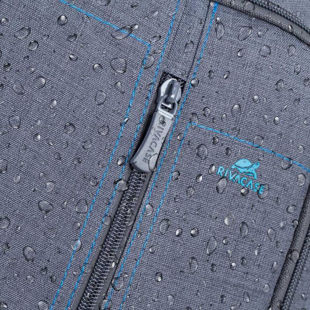 "RIVACASE - 7560 ZAINO IN TESSUTO PER NOTEBOOK DA 15,6\" GRIGIO-Grigio"
